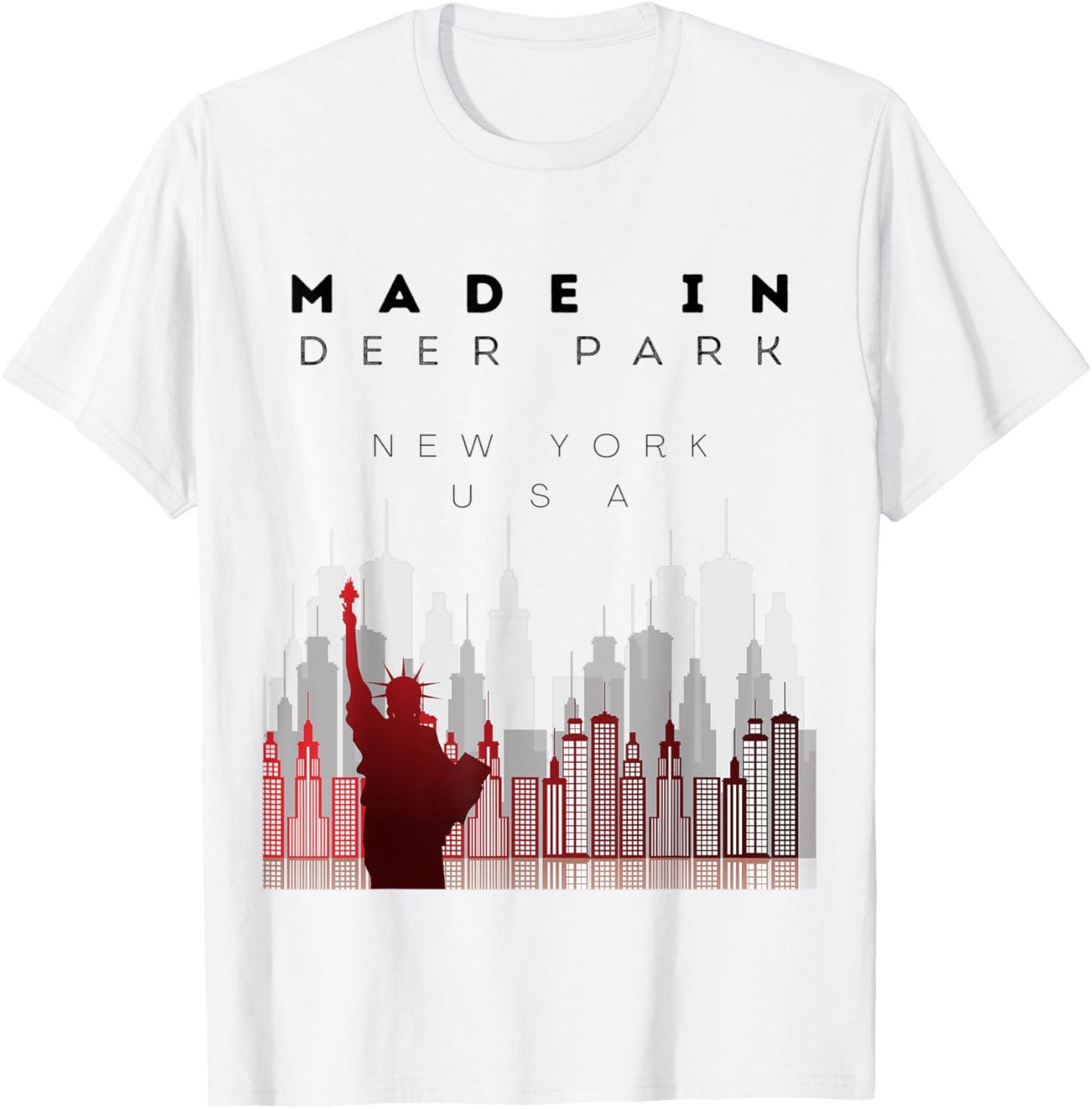 Place Of Birth Hometown Deer Park NY State Skyline