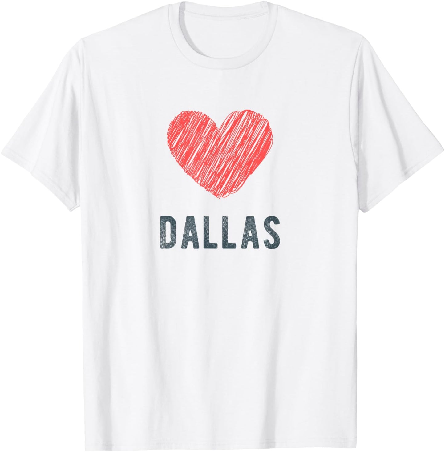 Dallas Heart Love Favorite City or Place