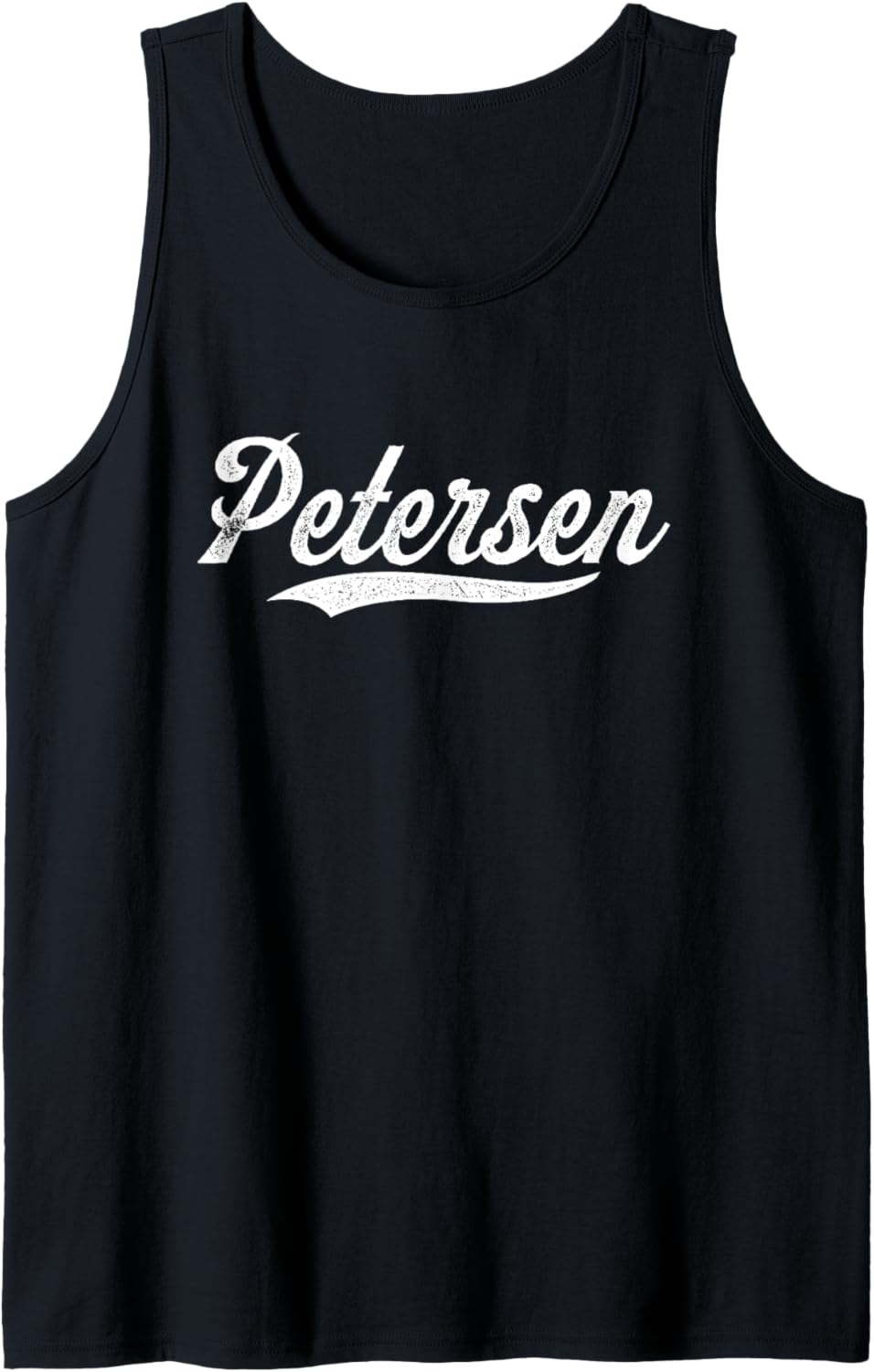 Distressed Script Michael Petersen Prospect Baseball Fan Tank Top