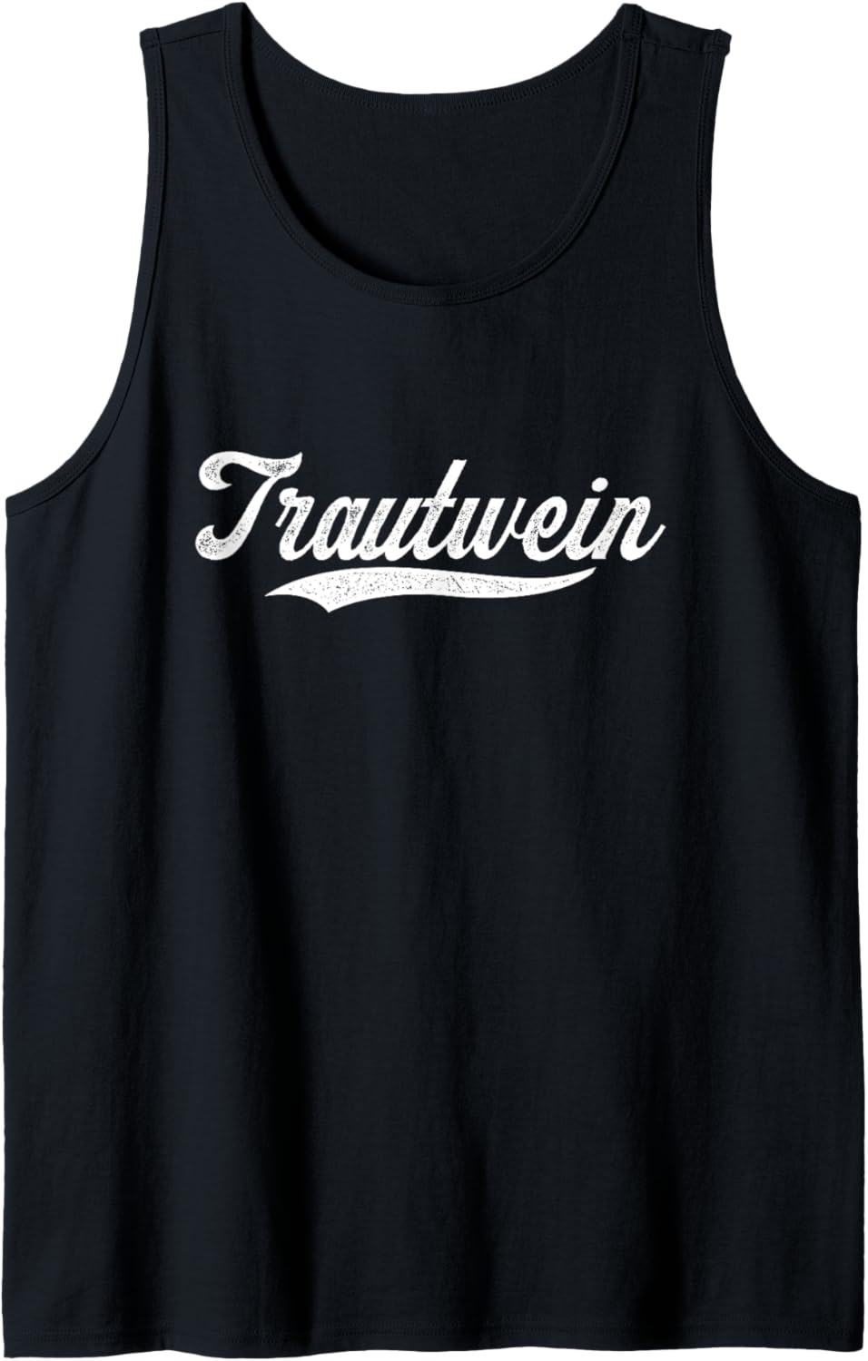 Distressed Script Michael Trautwein Prospect Baseball Fan Tank Top