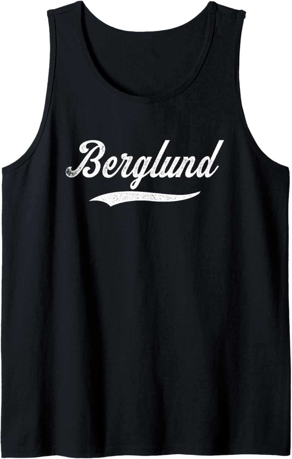 Distressed Script Michael Berglund Prospect Baseball Fan Tank Top