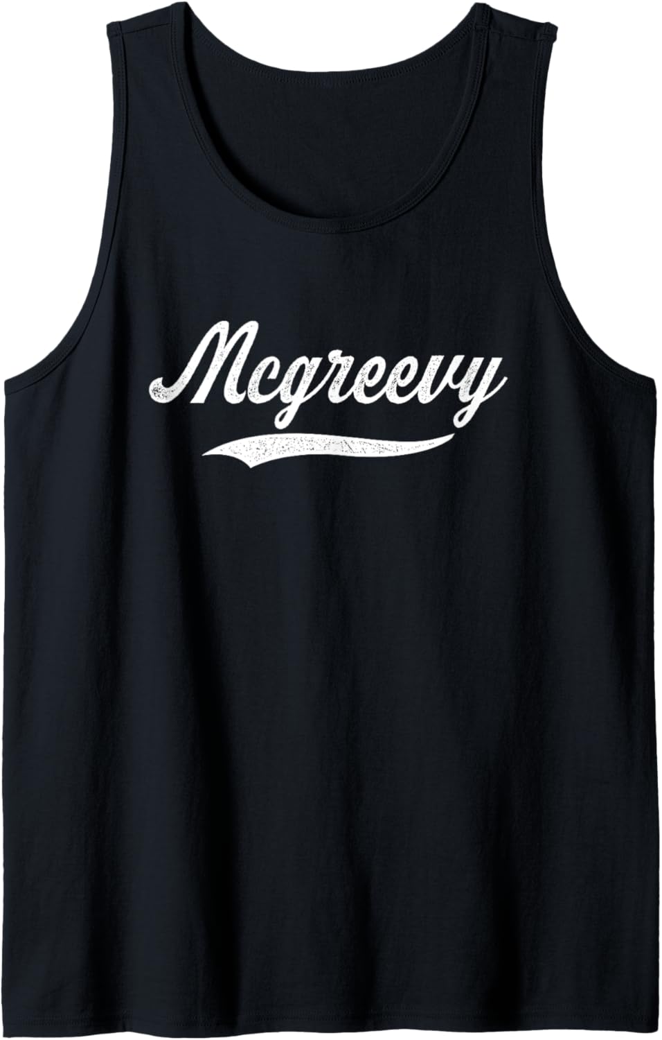 Distressed Script Michael McGreevy Prospect Baseball Fan Tank Top