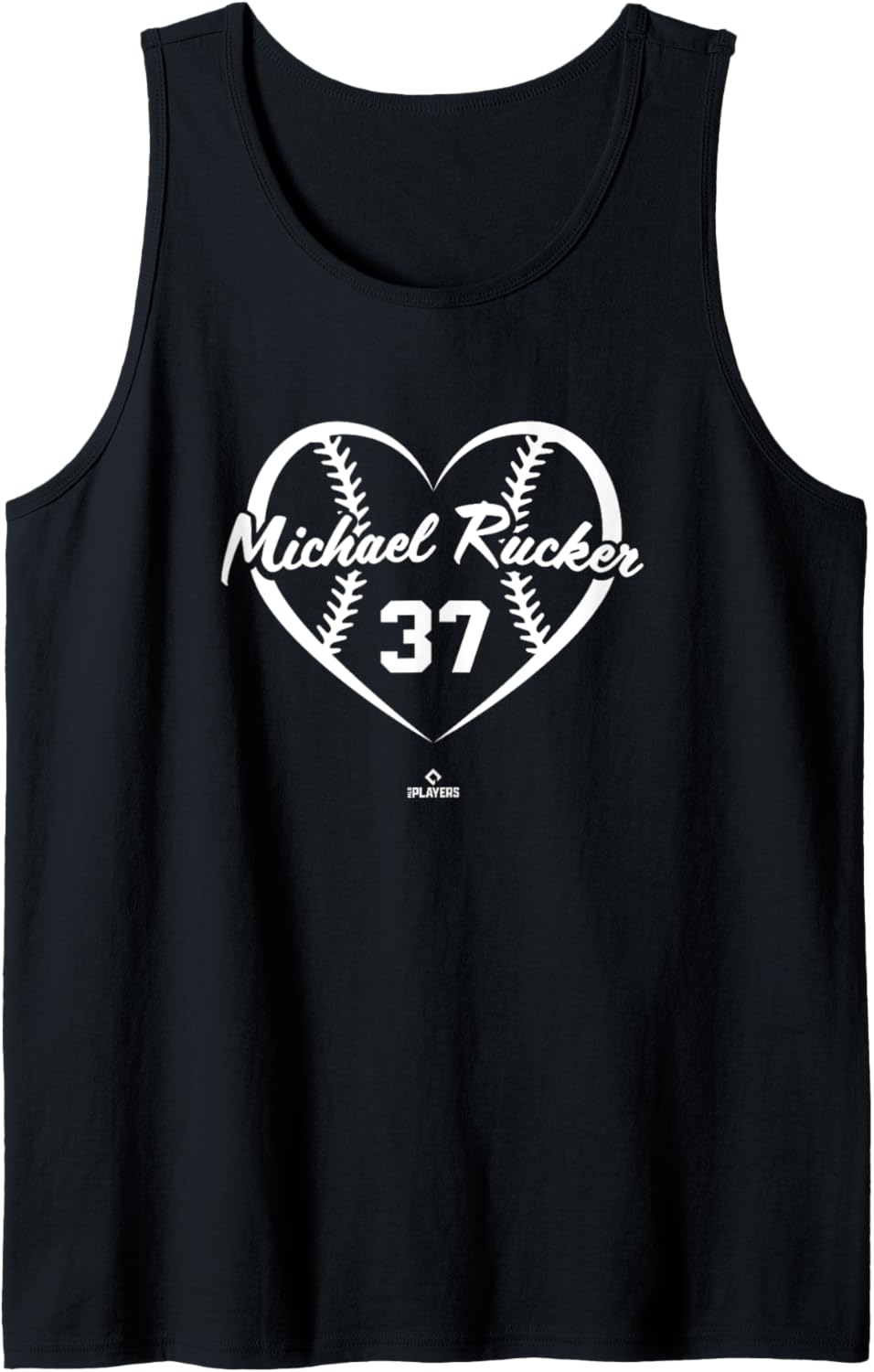 Baseball Heart Number Michael Rucker Chicago MLBPA Tank Top