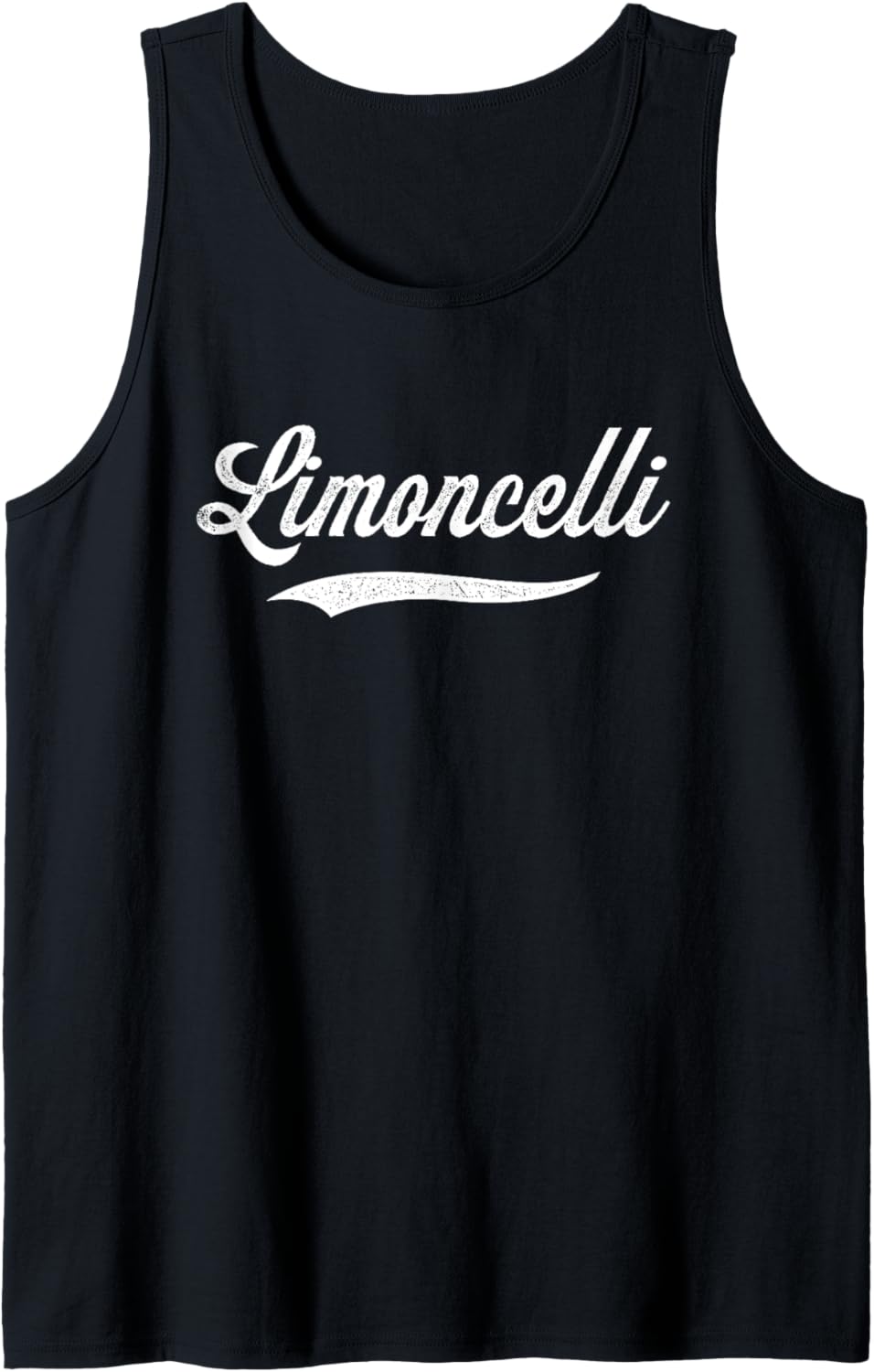 Distressed Script Michael Limoncelli Prospect Baseball Fan Tank Top