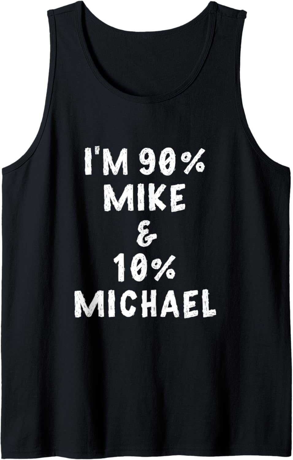 Funny I'm Mike Name Personalized For Men Boys Named Michael Tank Top