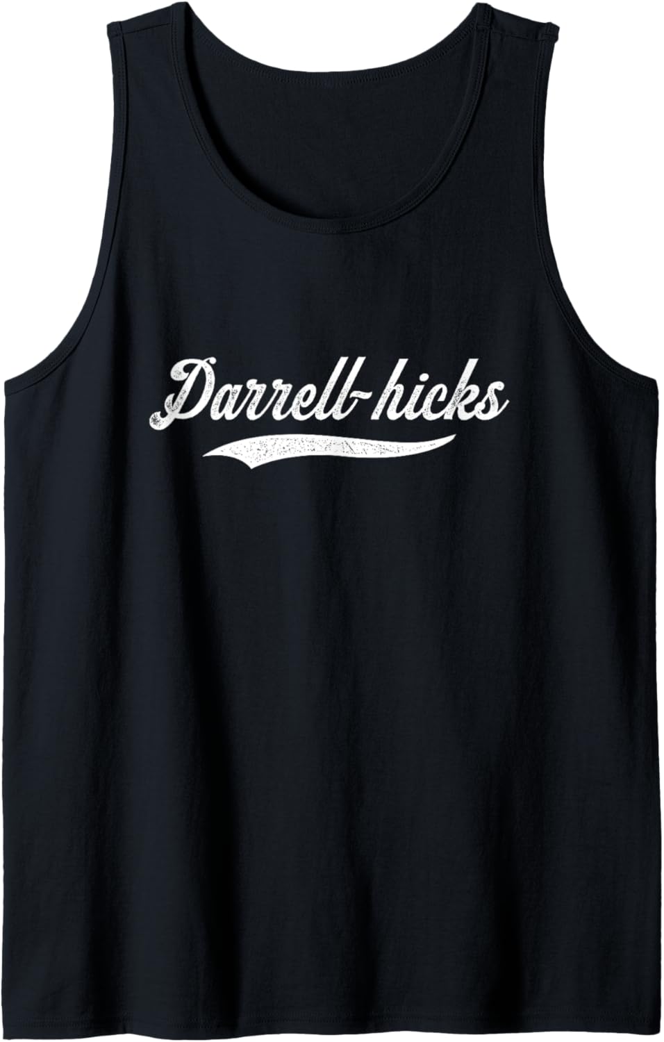 Distressed Script Michael Darrell-Hicks Prospect Baseball Tank Top