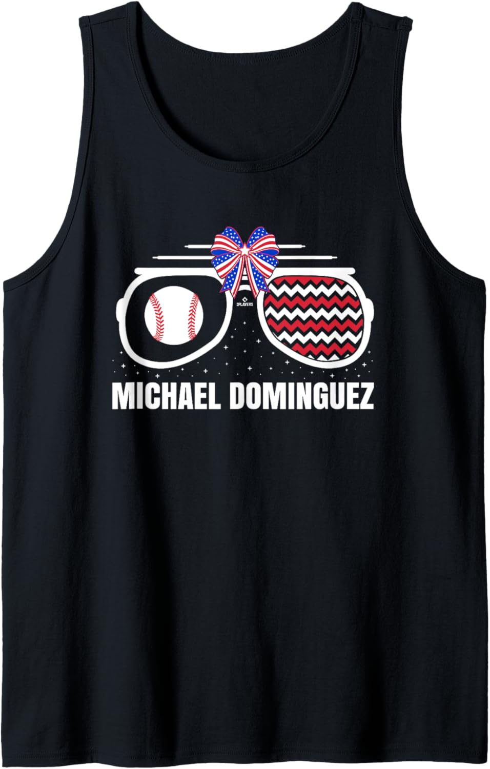 American Glasses Michael Dominguez Prospect Baseball Fan Tank Top