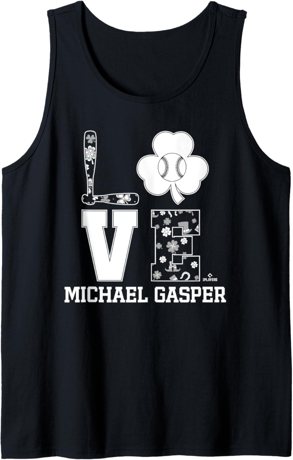 St Patrick's Day Love Floral Michael Gasper Prospect Tank Top