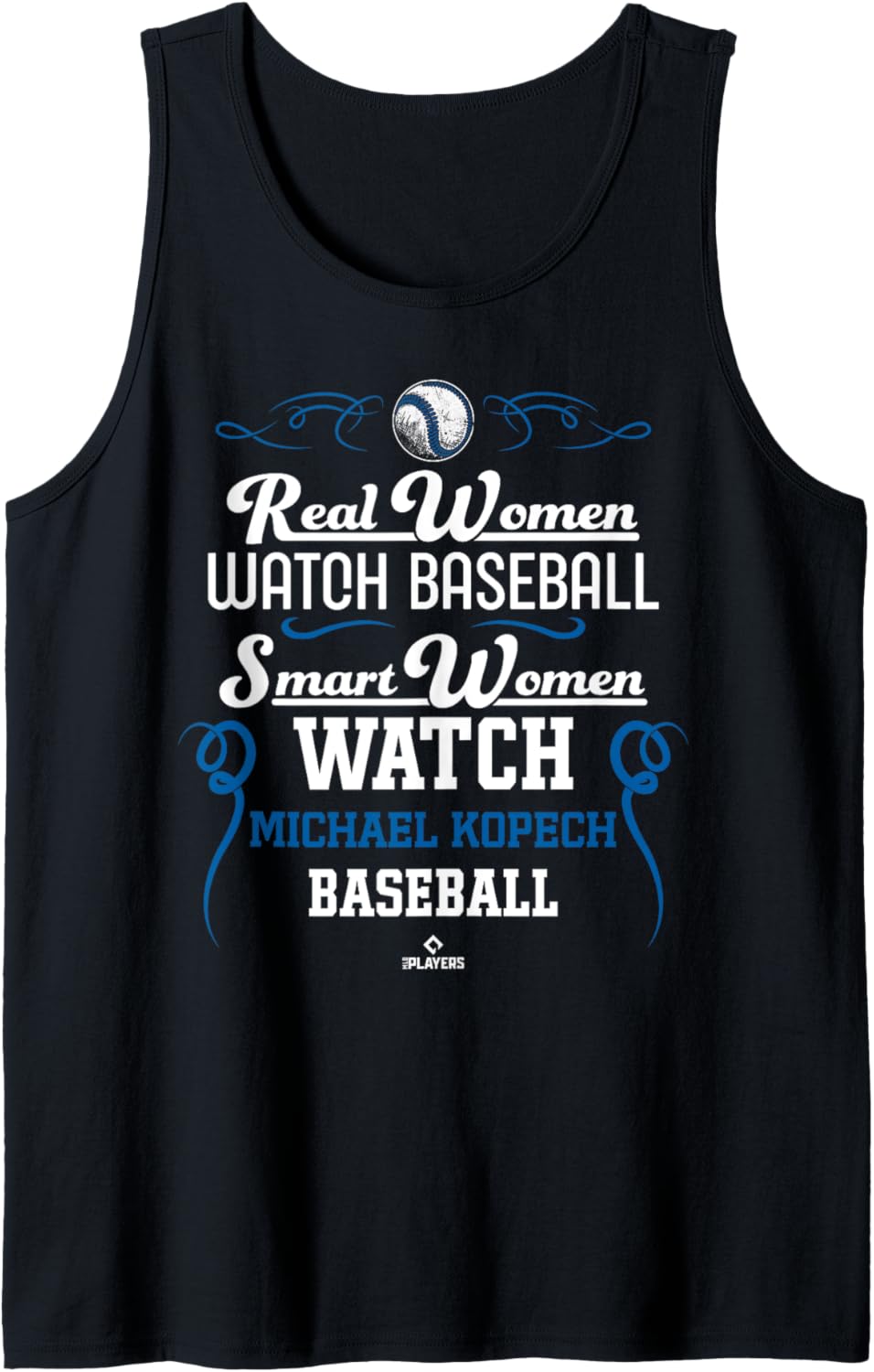 Smart Women Watch Michael Kopech Los Angeles Baseball MLBPA Tank Top