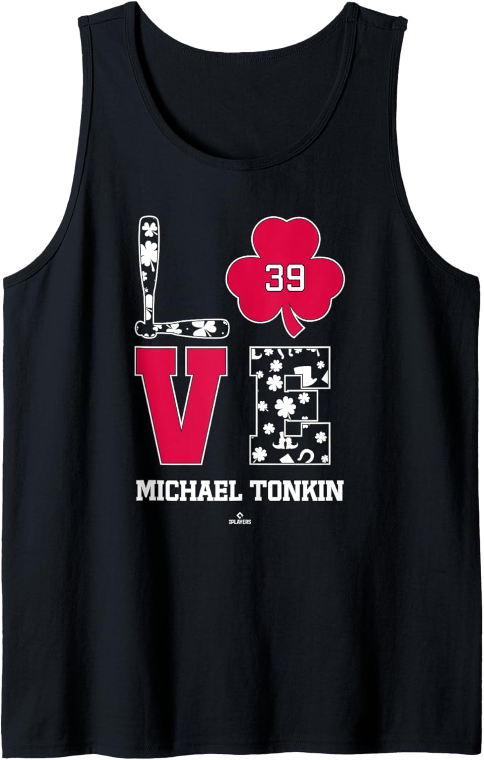 St Patrick's Day Love Floral Michael Tonkin Minnesota Tank Top