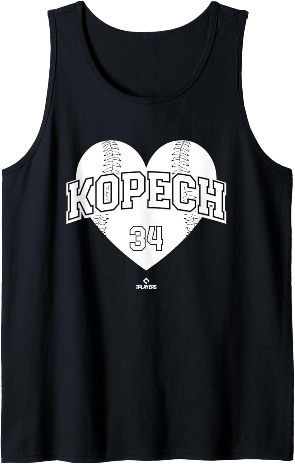 Baseball Heart Michael Kopech Chicago MLBPA Tank Top