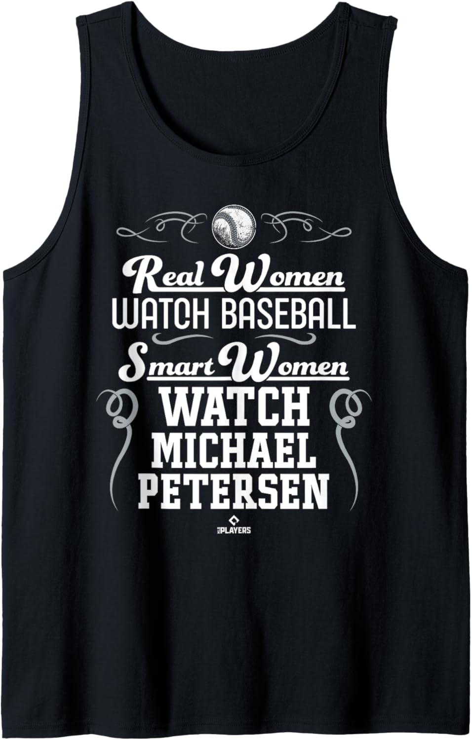 Smart Women Watch Michael Petersen Prospect Baseball Fan Tank Top