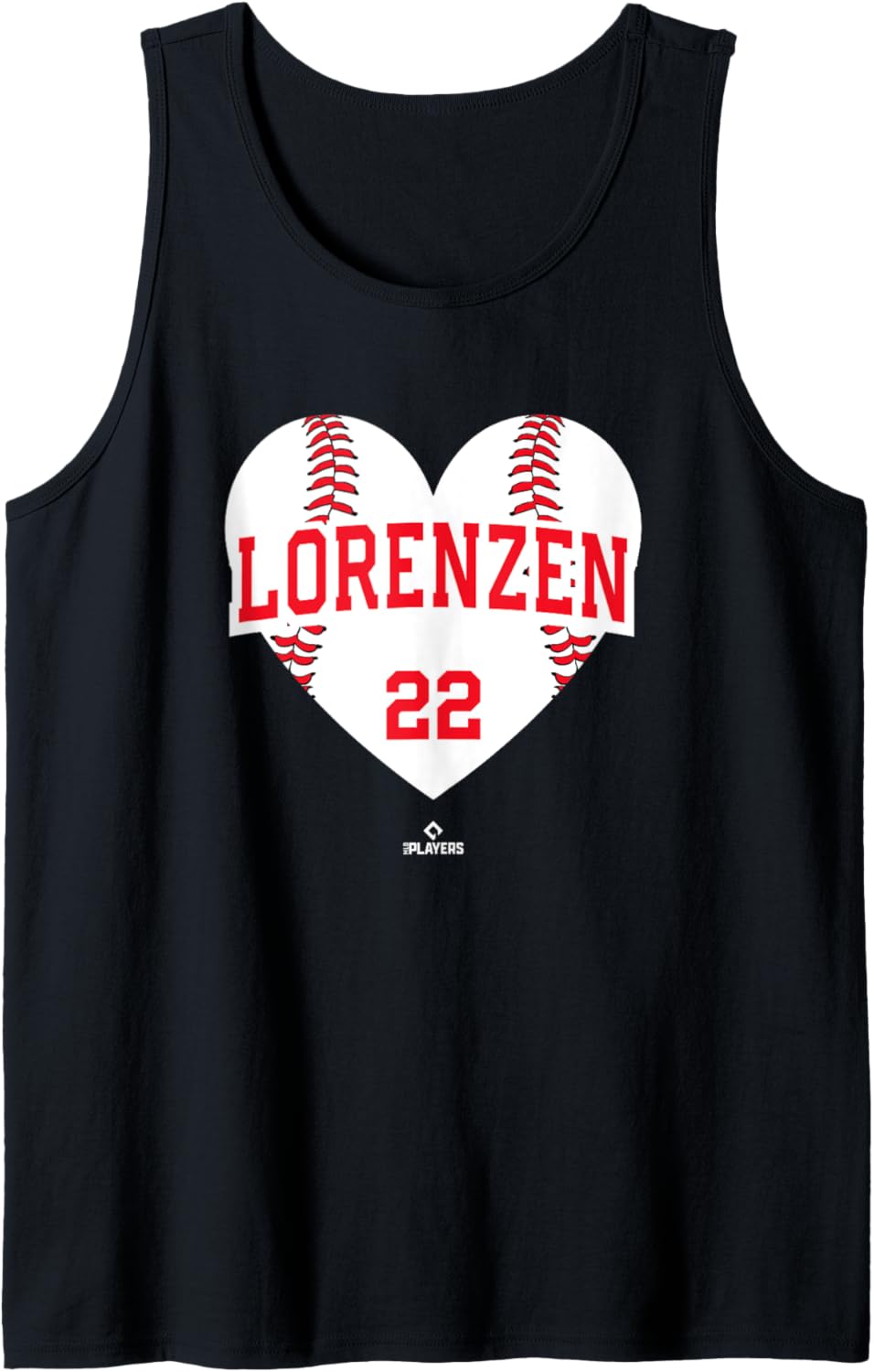 Baseball Heart Michael Lorenzen Philadelphia MLBPA Tank Top