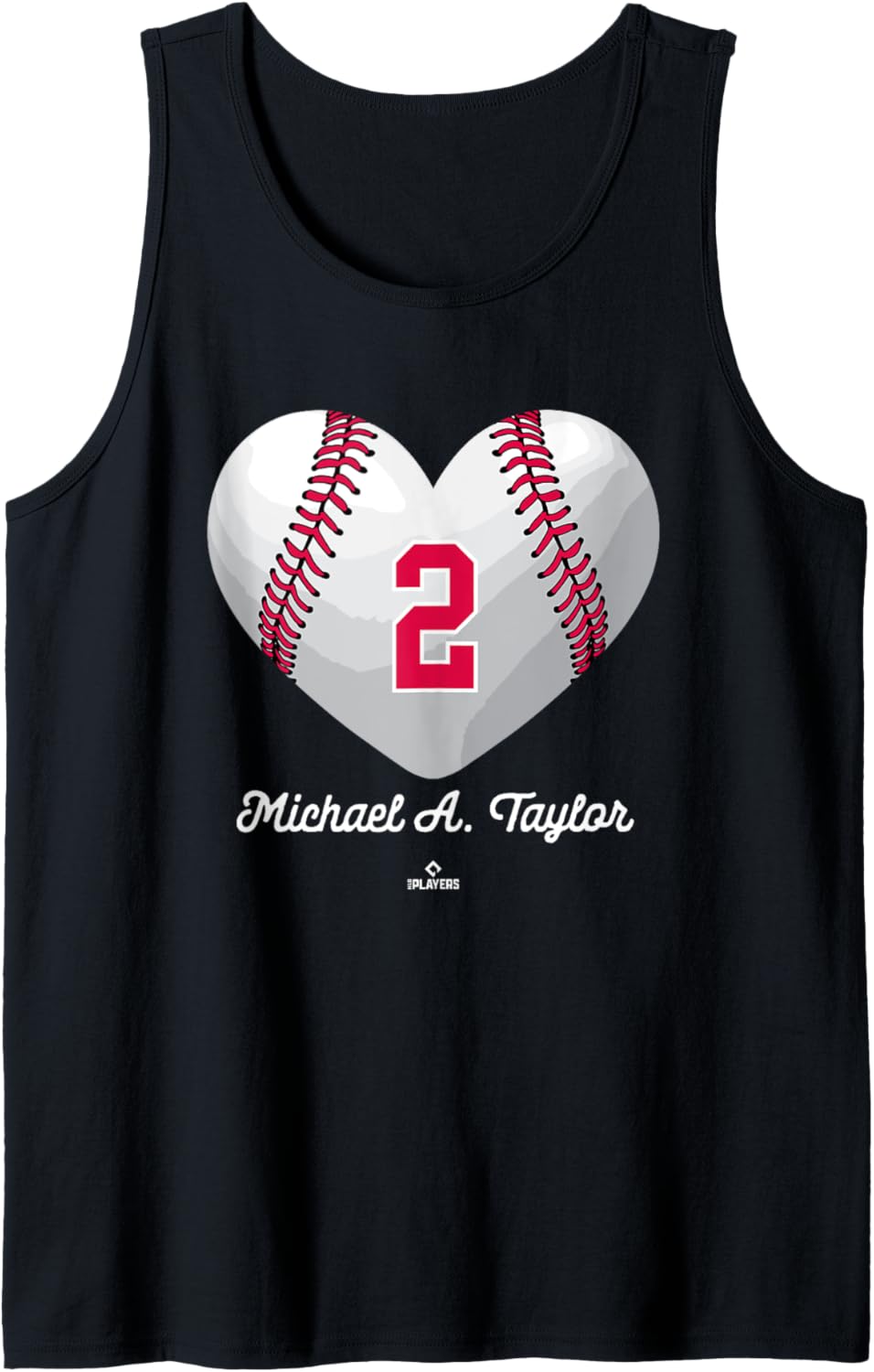 Baseball Heart Number Michael A Taylor Minnesota MLBPA Tank Top