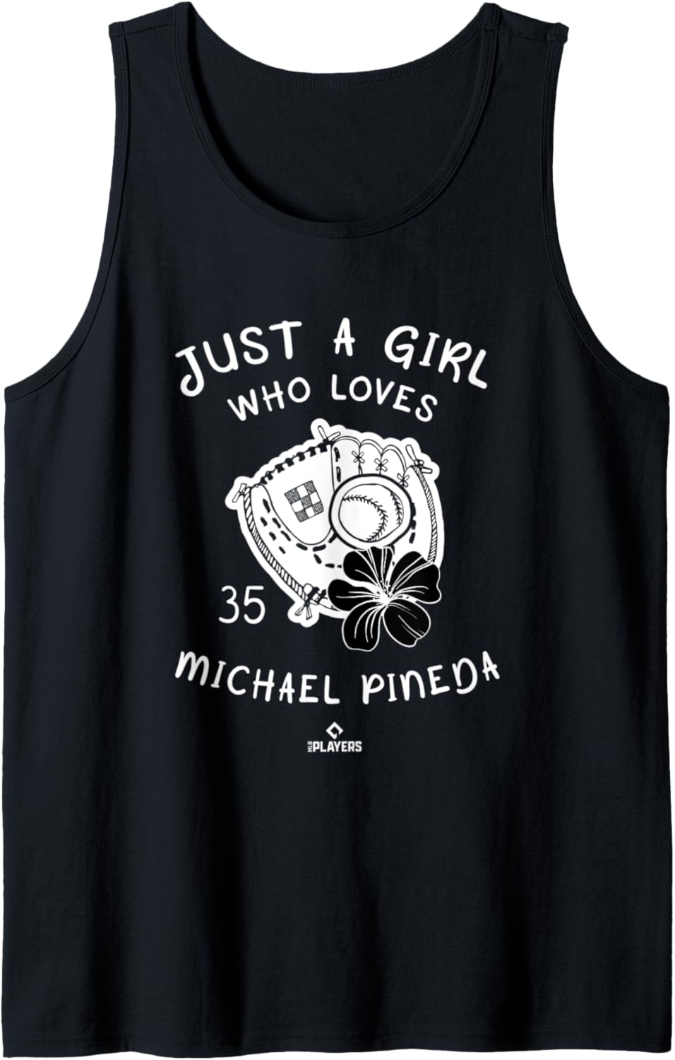 A Girl Who Loves Michael Pineda Minnesota Baseball Player Tank Top