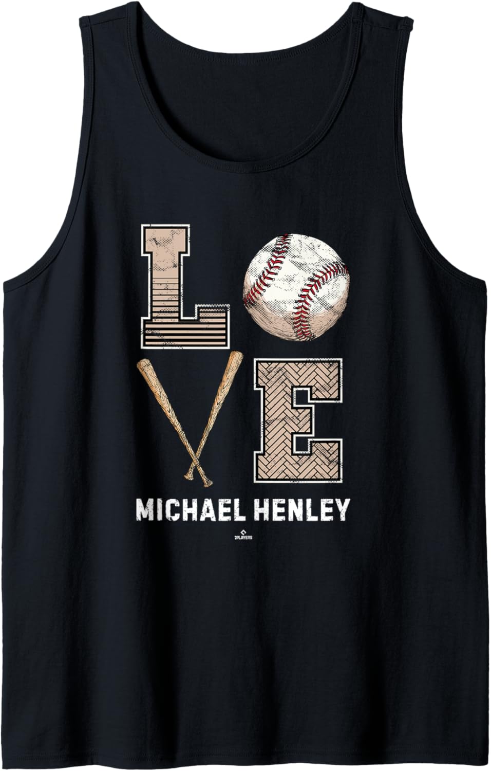 Baseball Love Michael Henley Prospect Baseball Fan Gear Tank Top