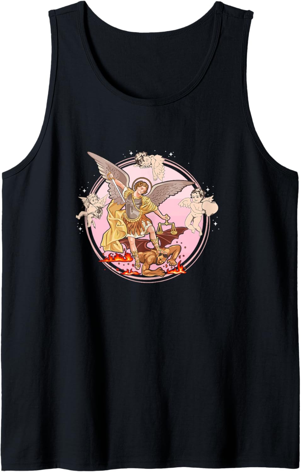 St. Michael the Archangel with putti Tank Top
