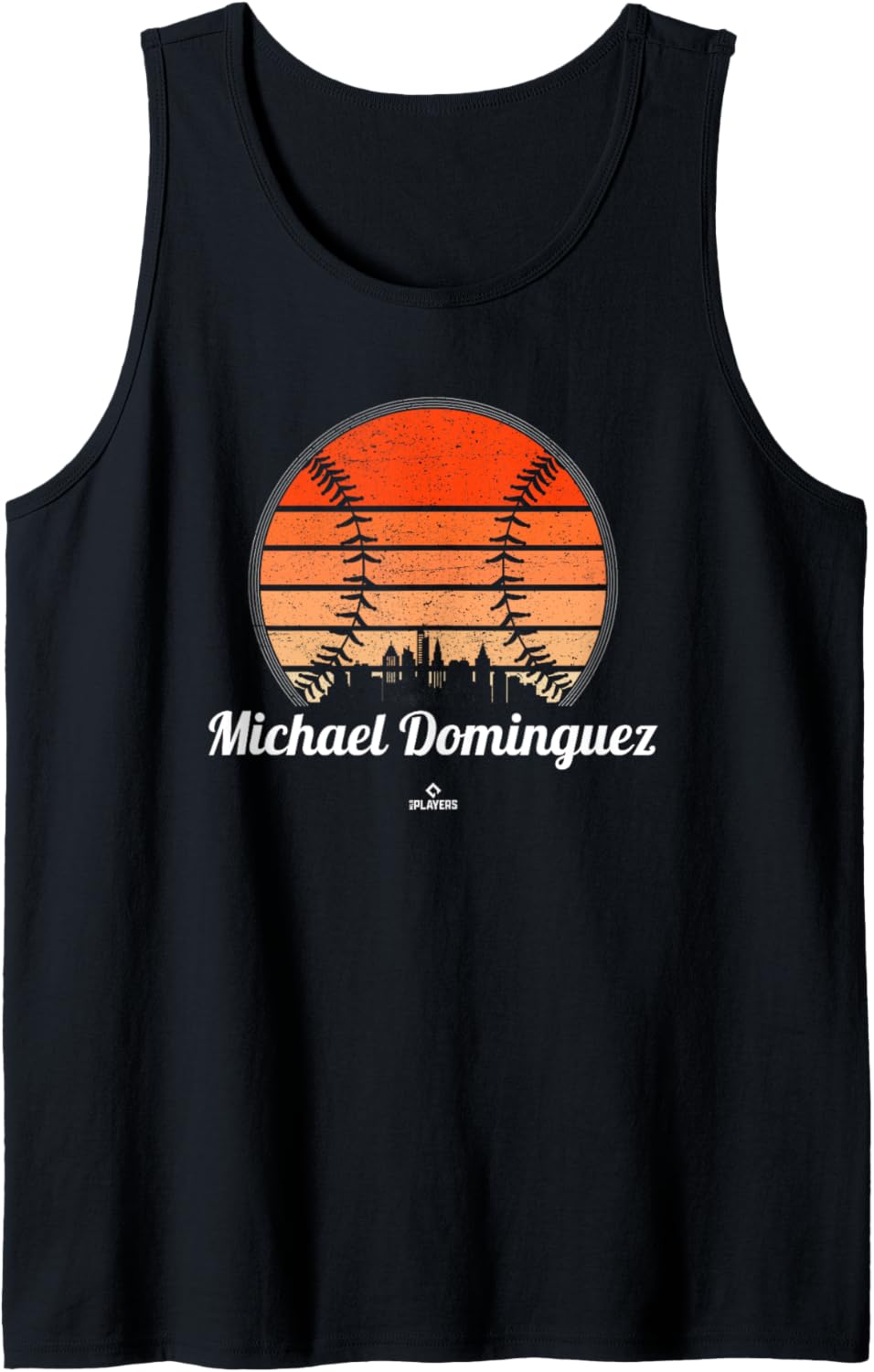 Vintage Baseball Sunset Michael Dominguez Prospect Baseball Tank Top