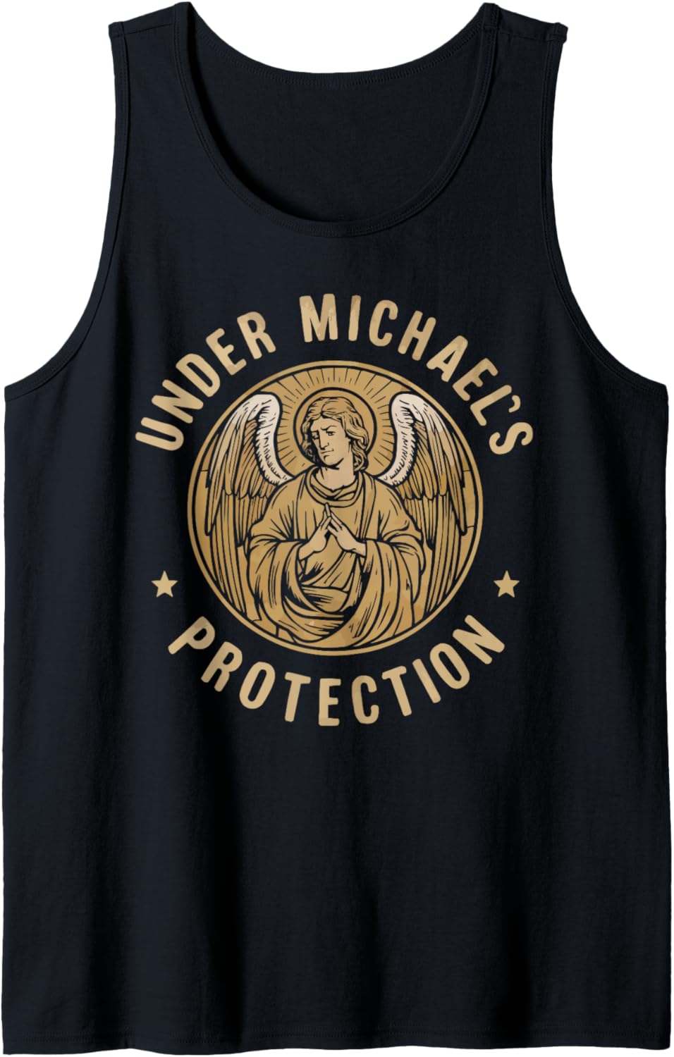 Archangel Michael Catholic Christianity Guardian Angel Tank Top