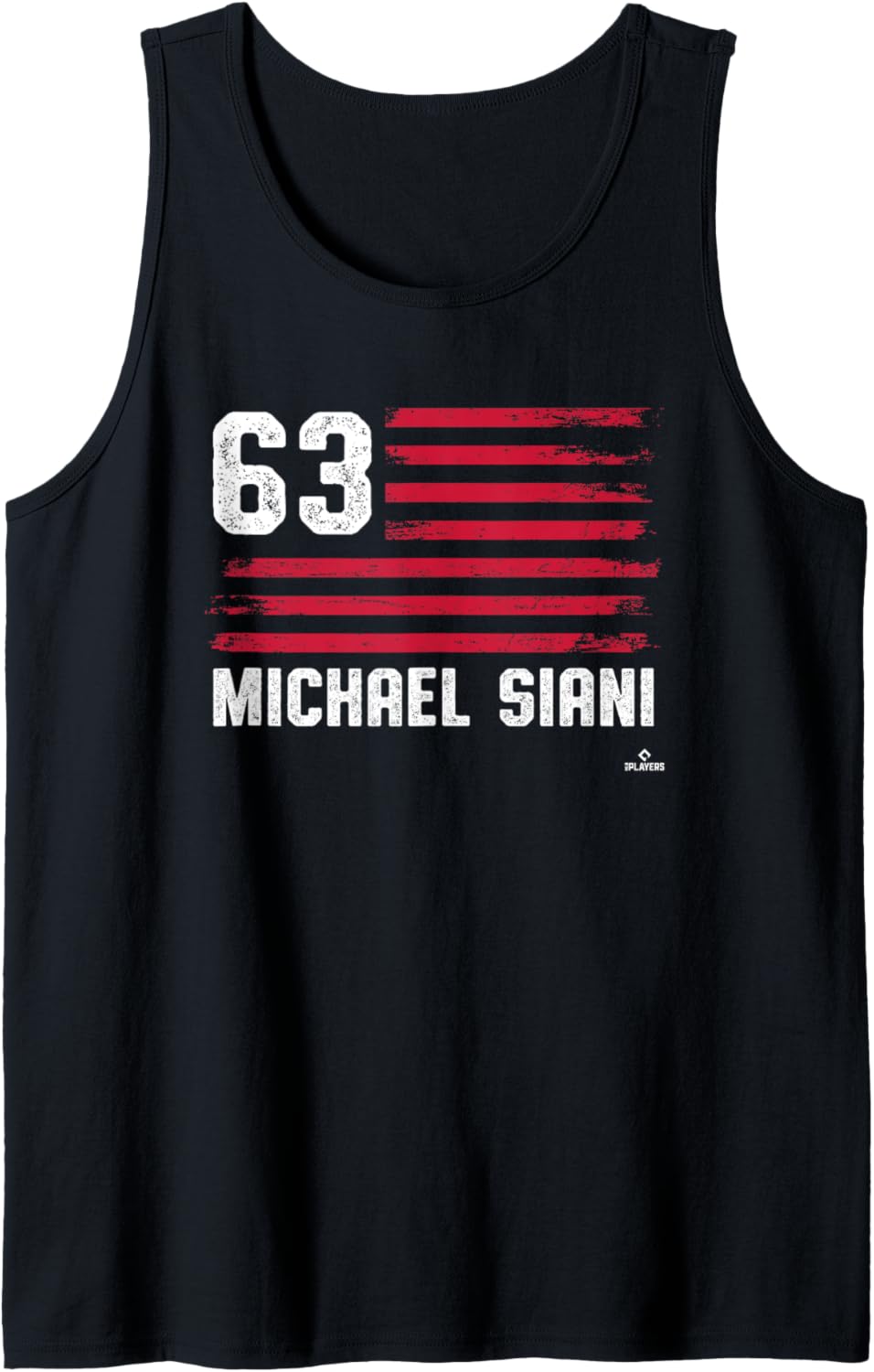 Flag Stripes Michael Siani St Louis Baseball MLBPA Tank Top