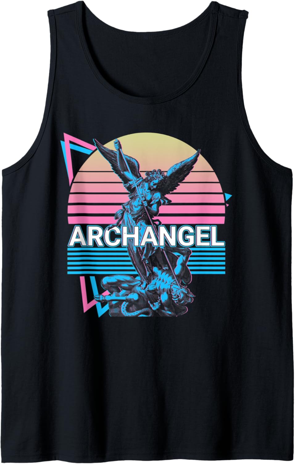 Archangel Michael Saint Michael Retro Tank Top