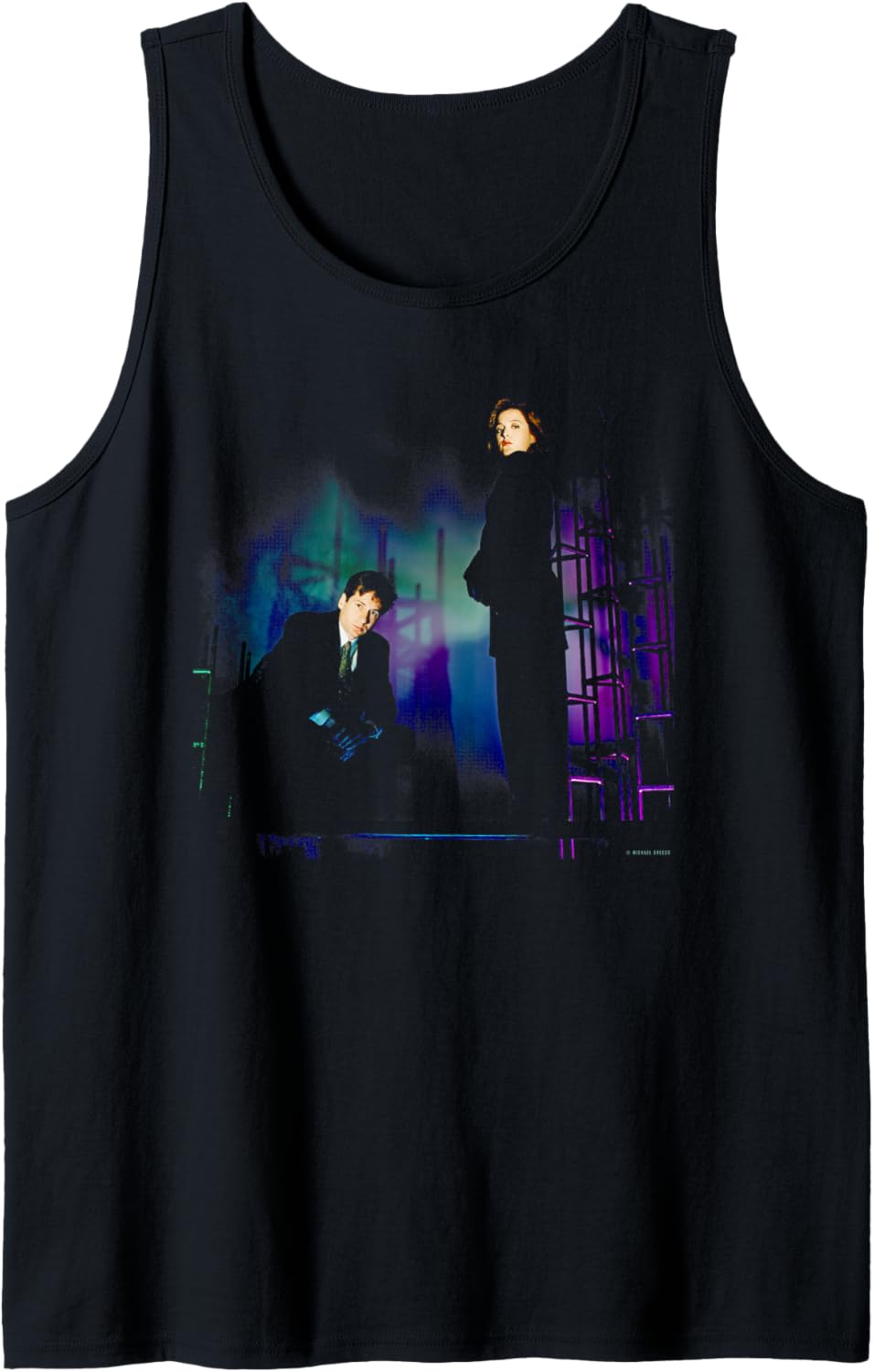 The X-Files Gillian Anderson & David Duchovny Michael Grecco Tank Top