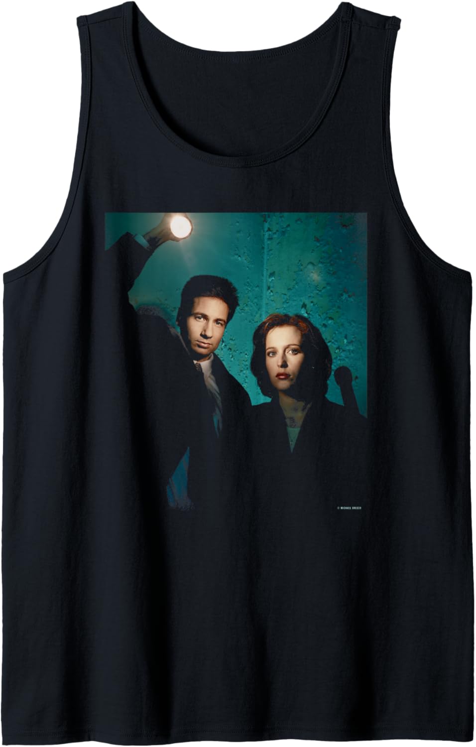 David Duchovny Gillian Anderson The X-Files Michael Grecco Tank Top