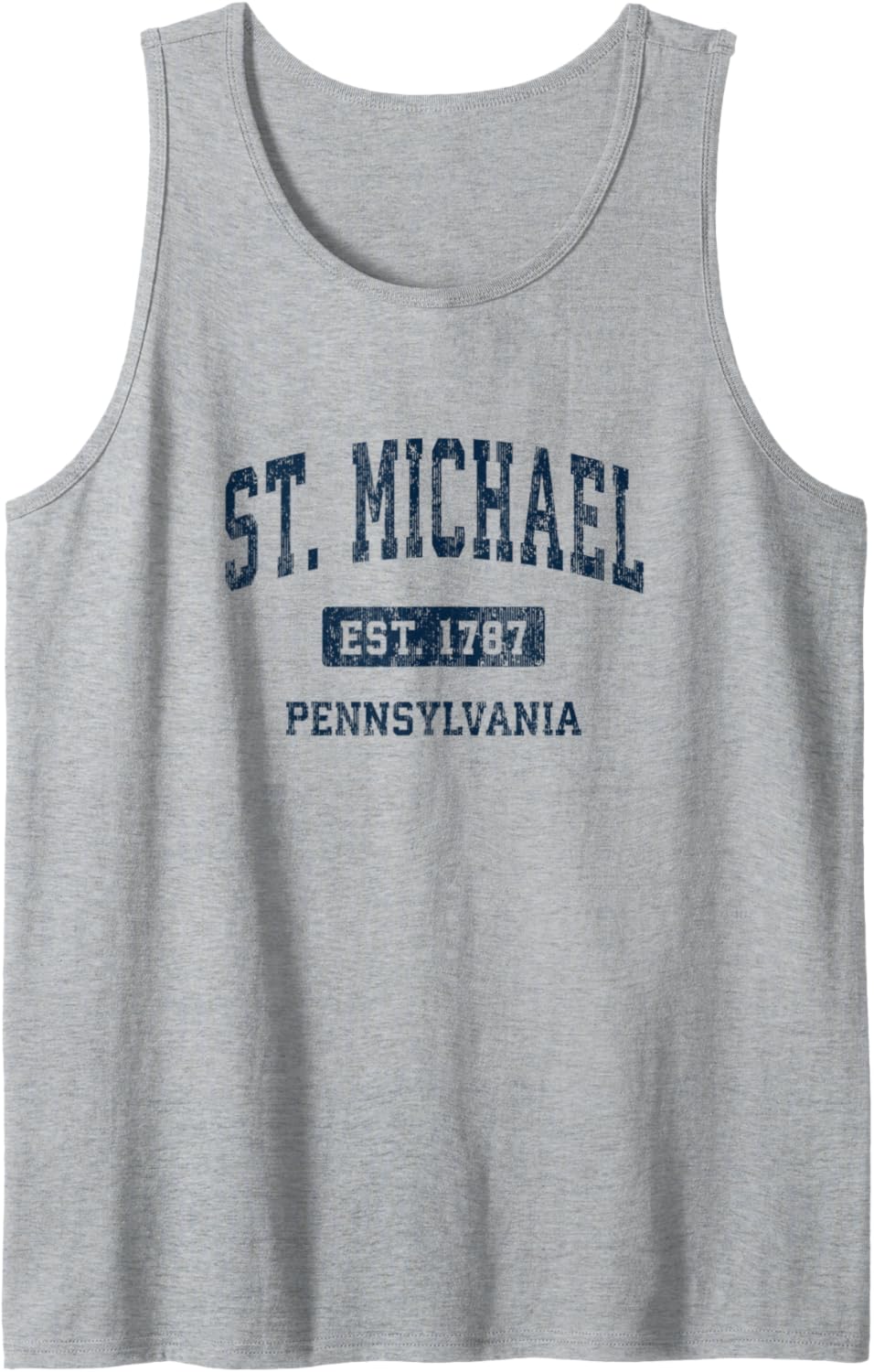 St. Michael Pennsylvania PA Vintage Athletic Sports Design Tank Top