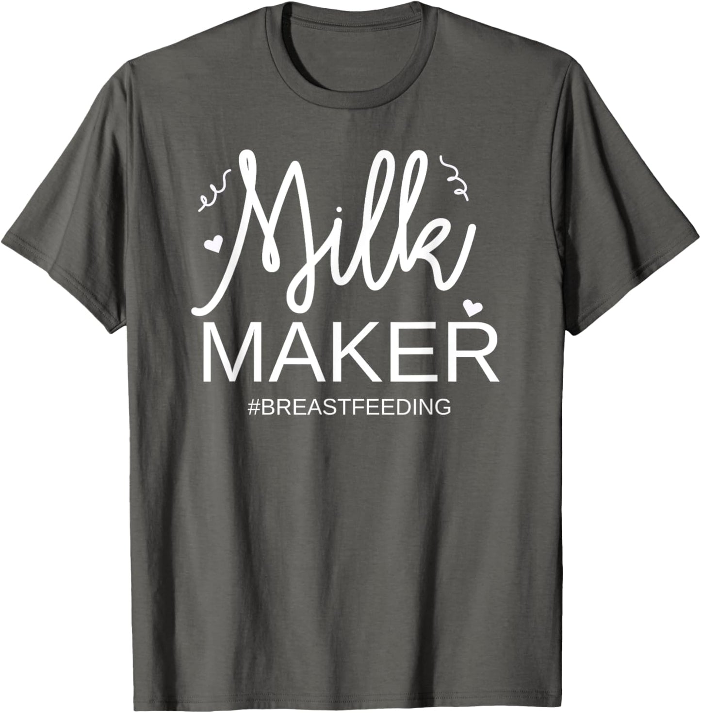 Funny Milk Maker Breastfeeding T Shirt Mom Motherhood Tee