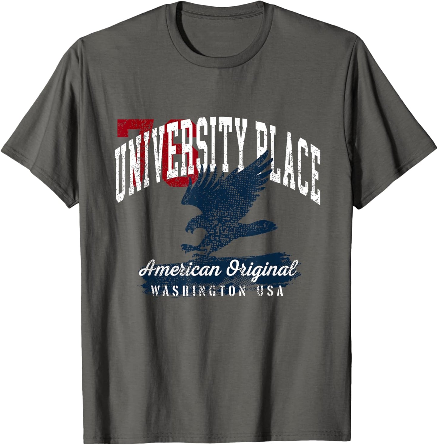 University Place Washington Vintage Patriotic Sports Design T-Shirt for Women Kids Men