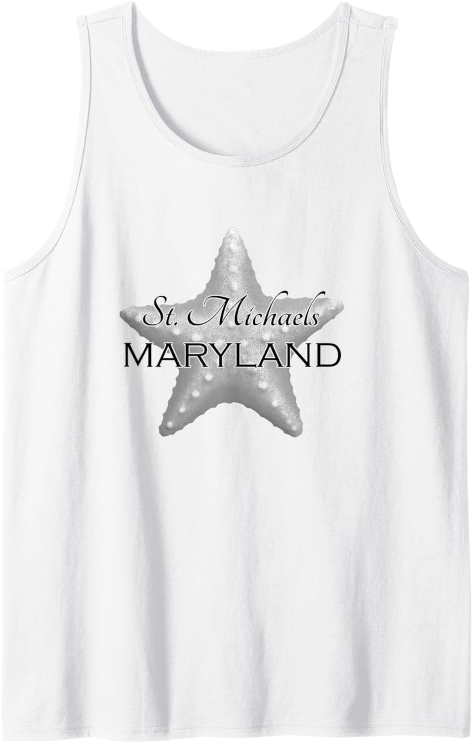 St. Michaels Maryland Beach Ocean Tank Top