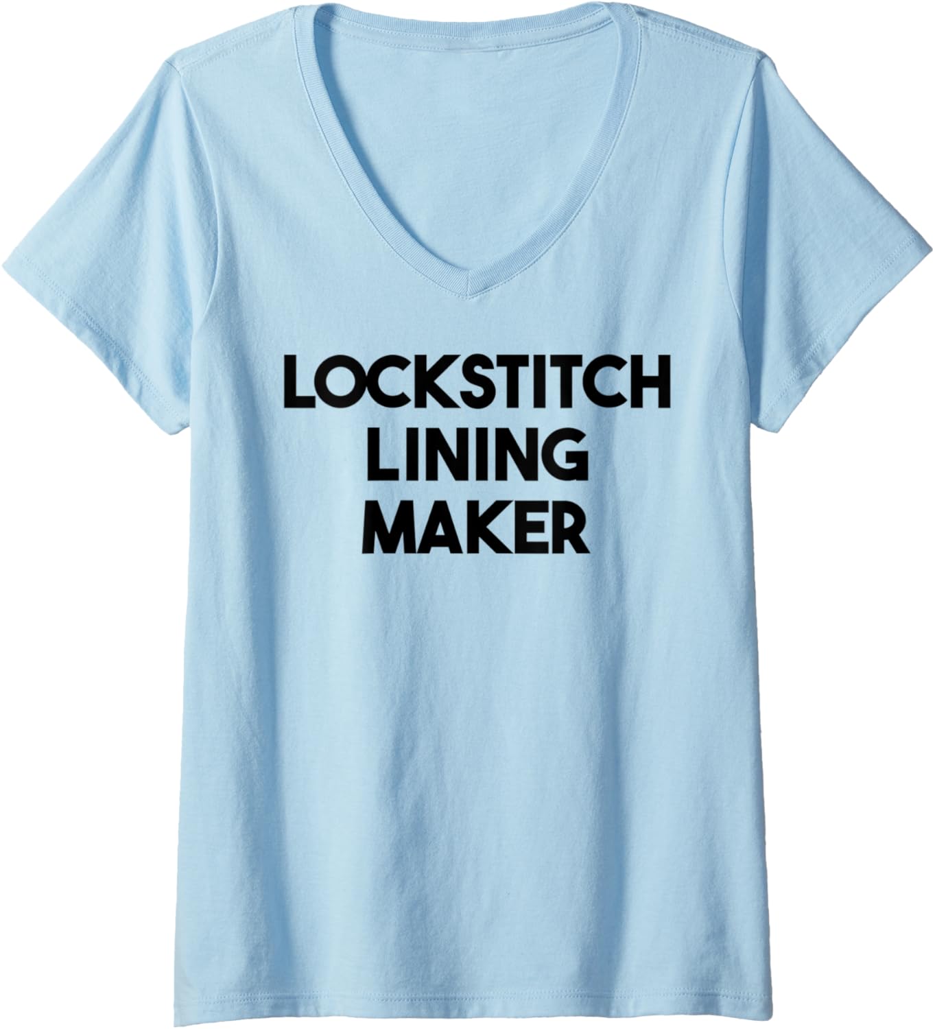 Womens Lockstitch Lining Maker V-Neck