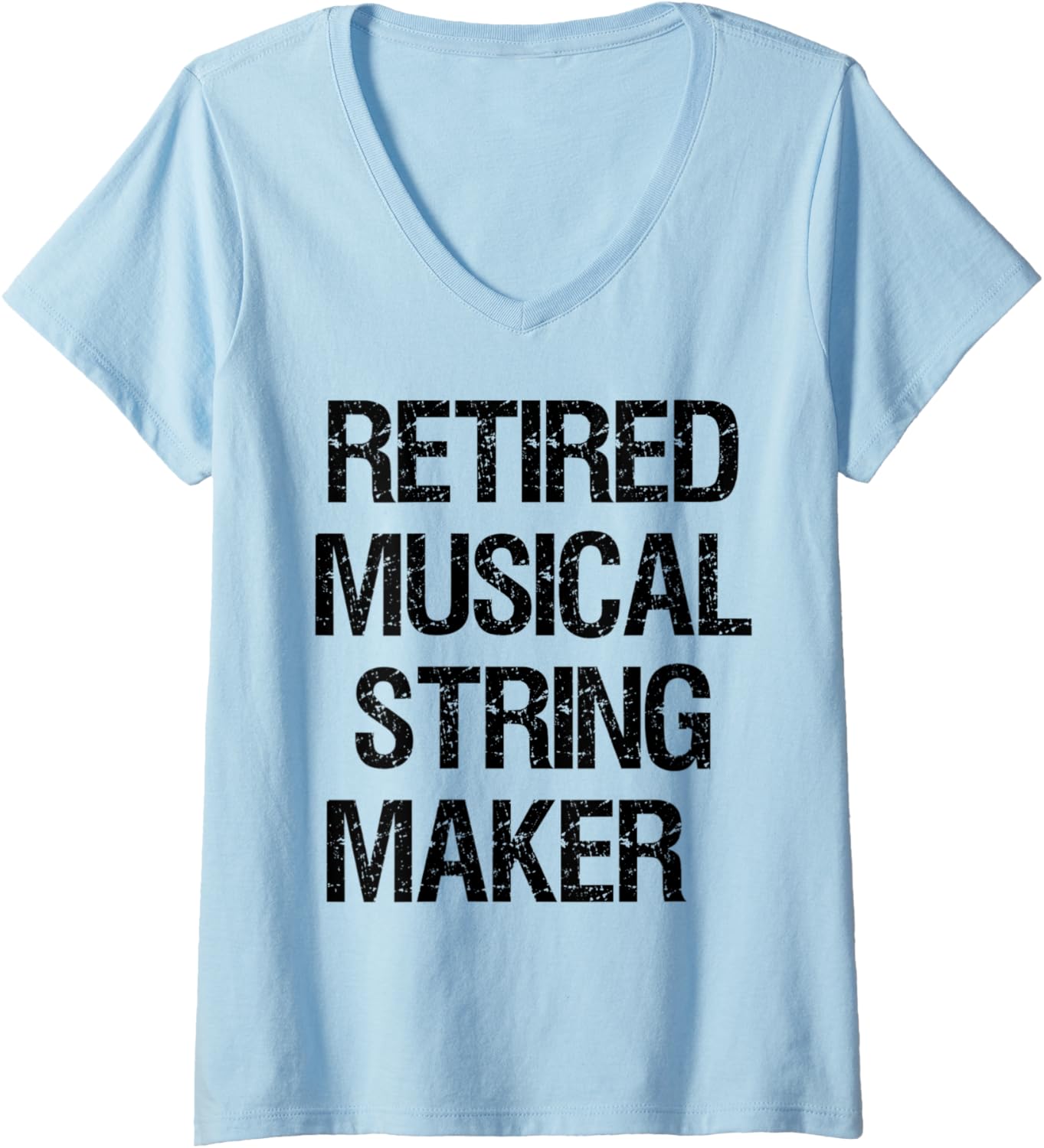 Womens Retired Musical String Maker V-Neck