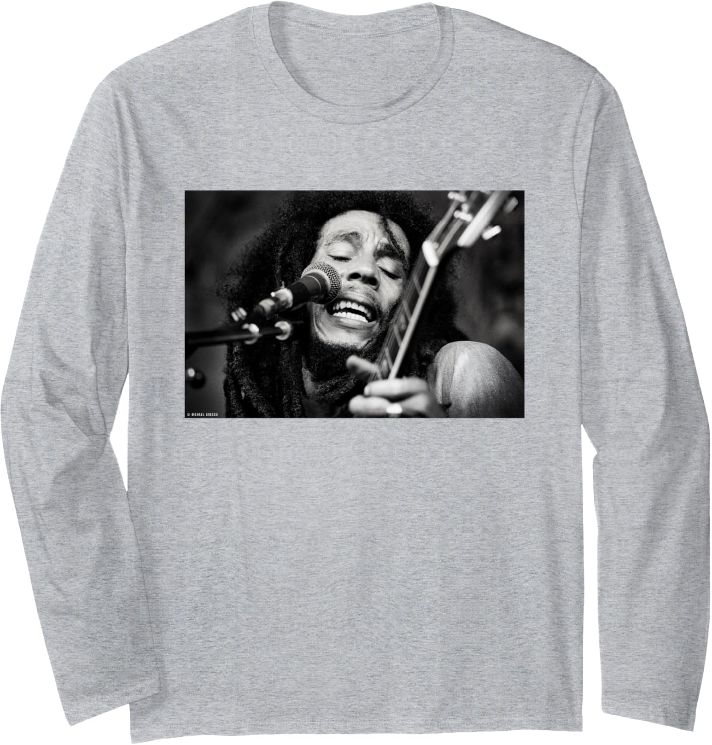 Bob Marley at Berkshire Music Glen by Michael Grecco Long Sleeve