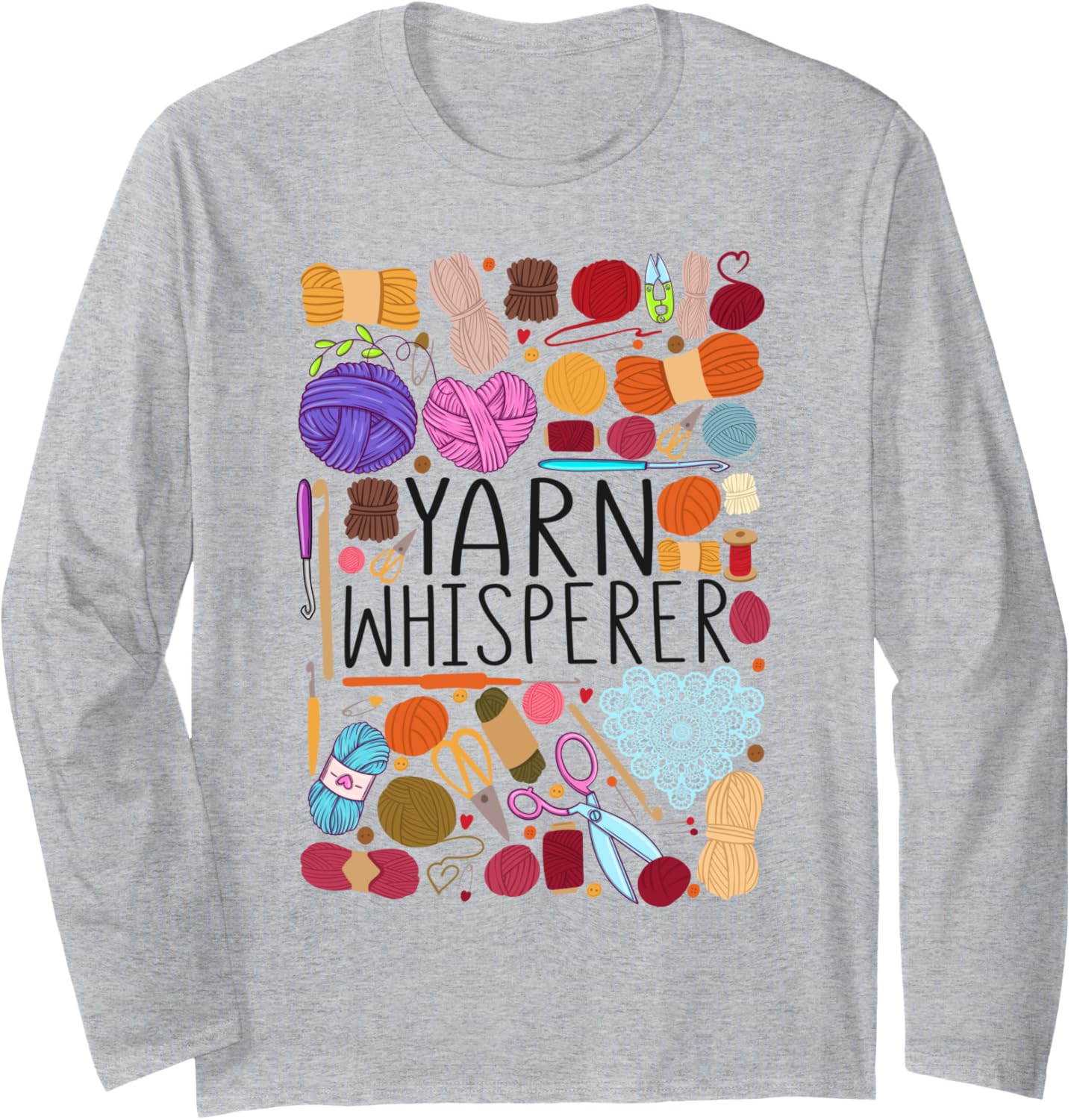 Crocheting Yarn Yarn Whisperer Long Sleeve