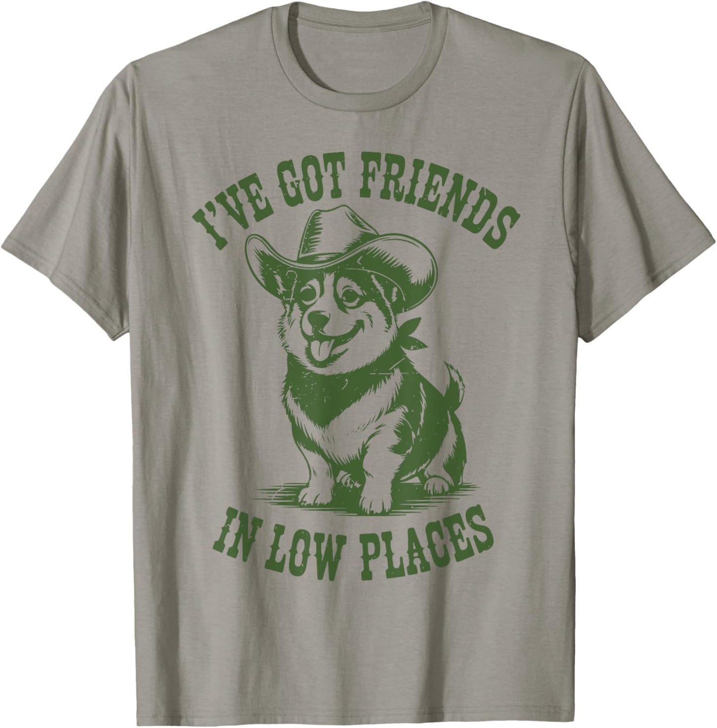 Cowboy Corgi I've Got Friends in Low Places Funny Lover Gift