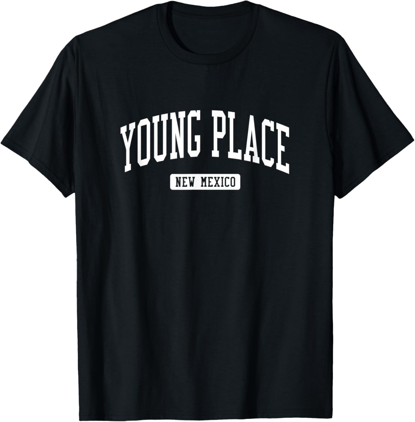 Young Place New Mexico NM Vintage Athletic Sports Design