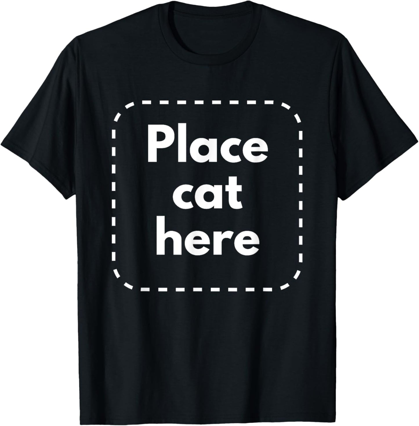 Custom Your Design Cat Lover Place Cat Here Men Women Kids