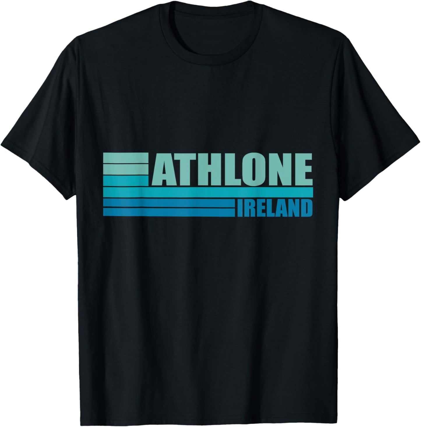 Blue Retro Athlone City Places County Westmeath Ireland UK