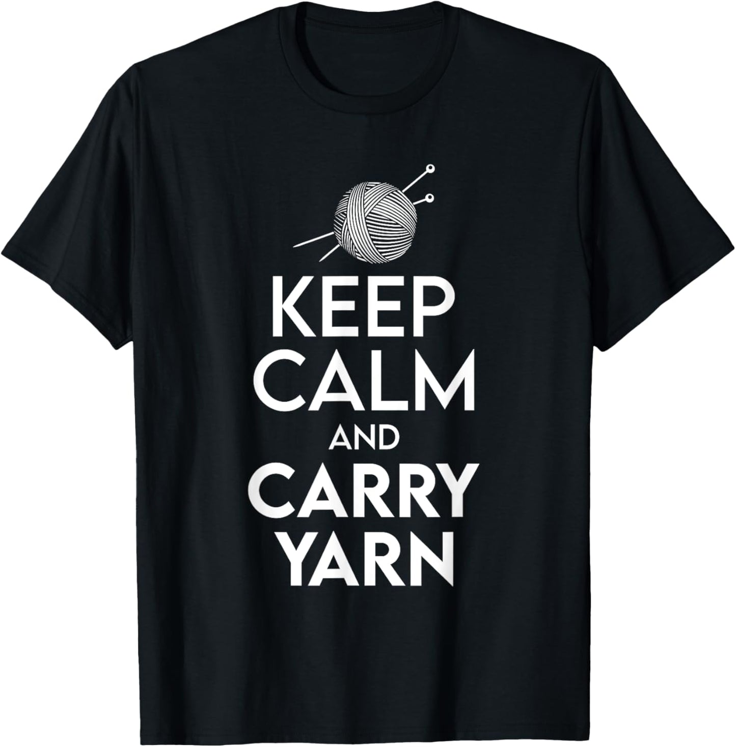 Crochet Keep Calm And Carry Yarn Crocheting
