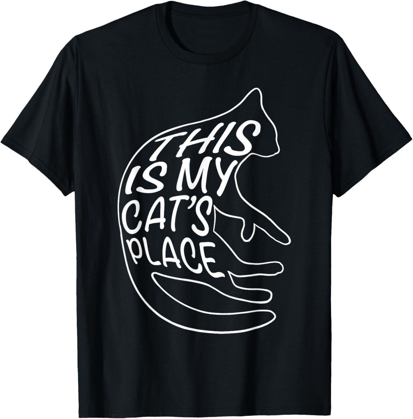 This is My Cat's Place Funny Cat Lover Funny Sayings Meow