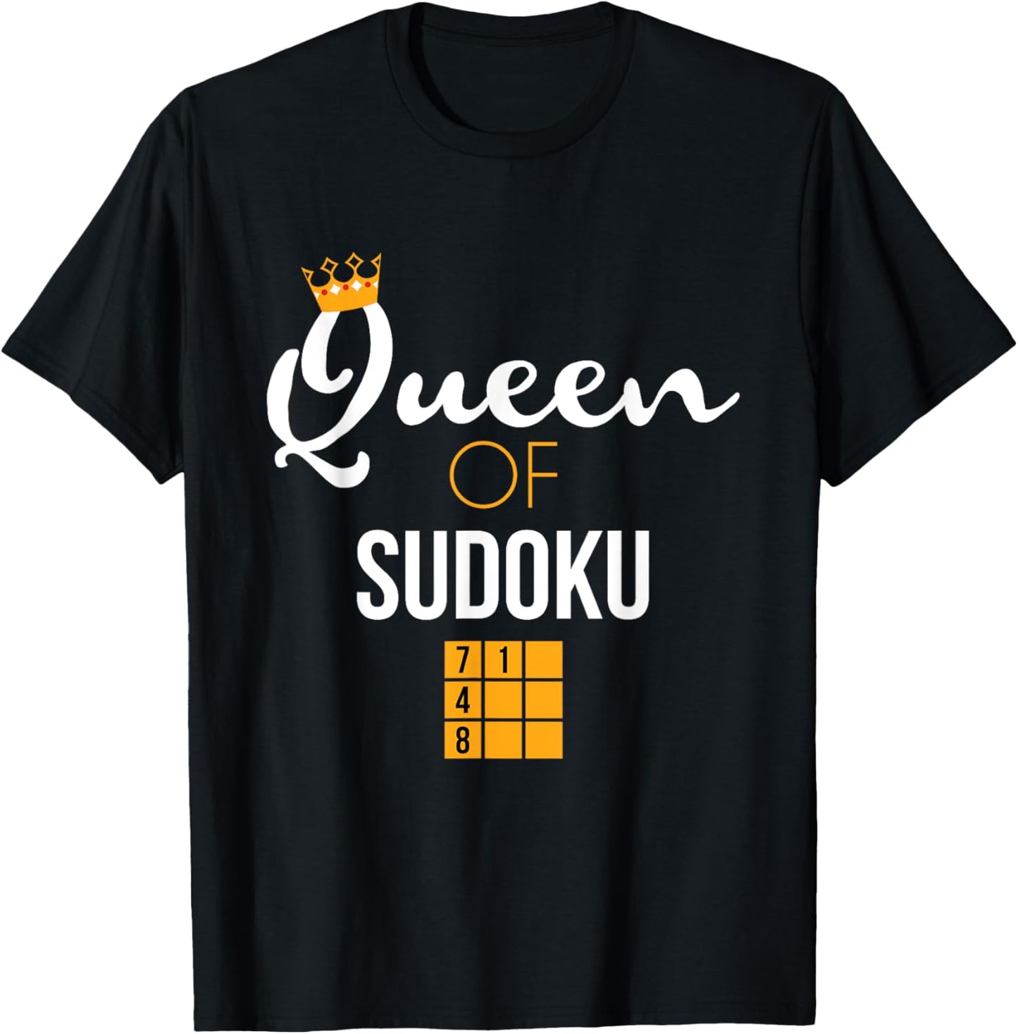 Queen of Sudoku T-Shirt Number Place Puzzle Sudoku Player