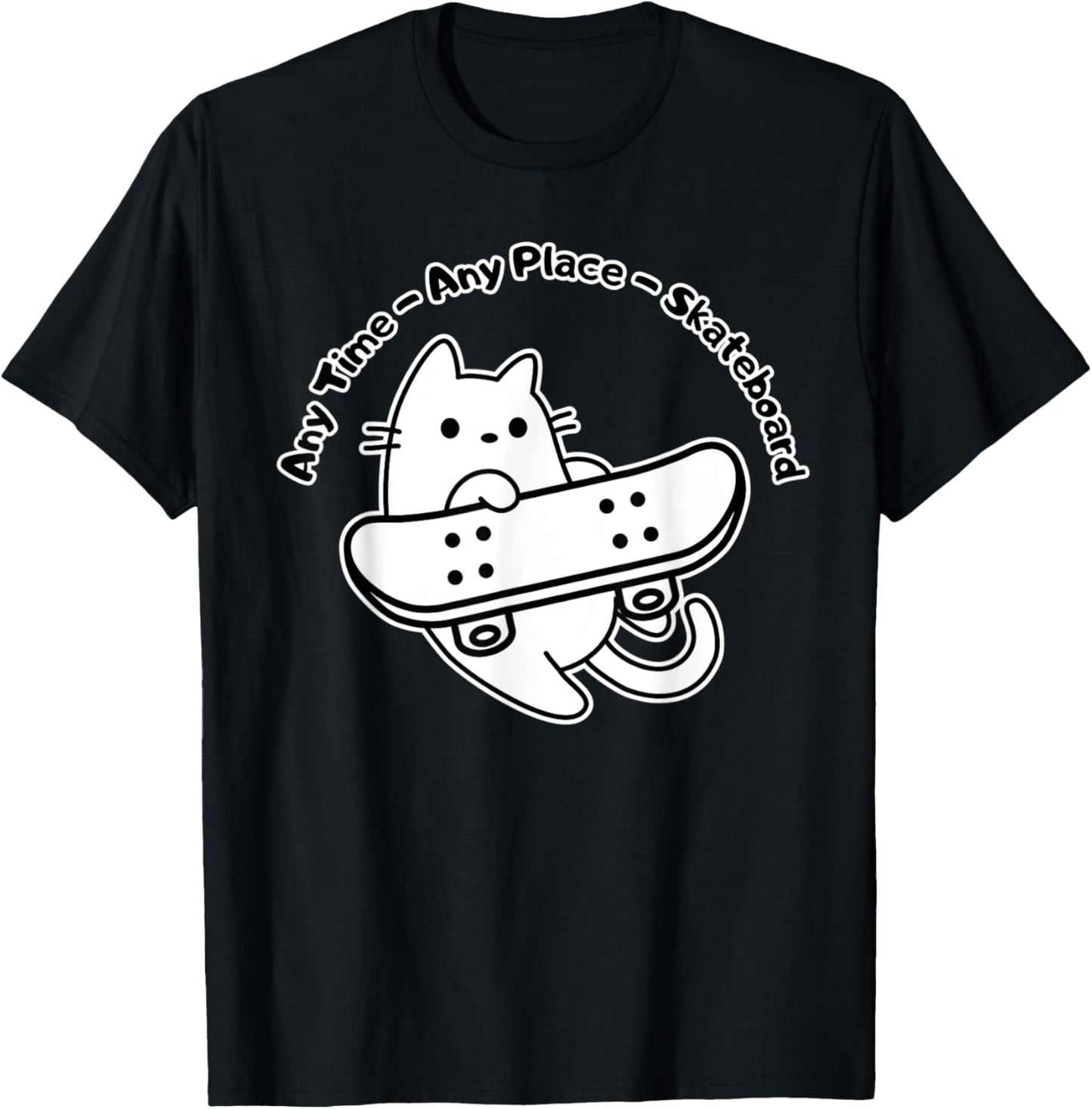 Any time, Any place Skateboard Kitten Sk8