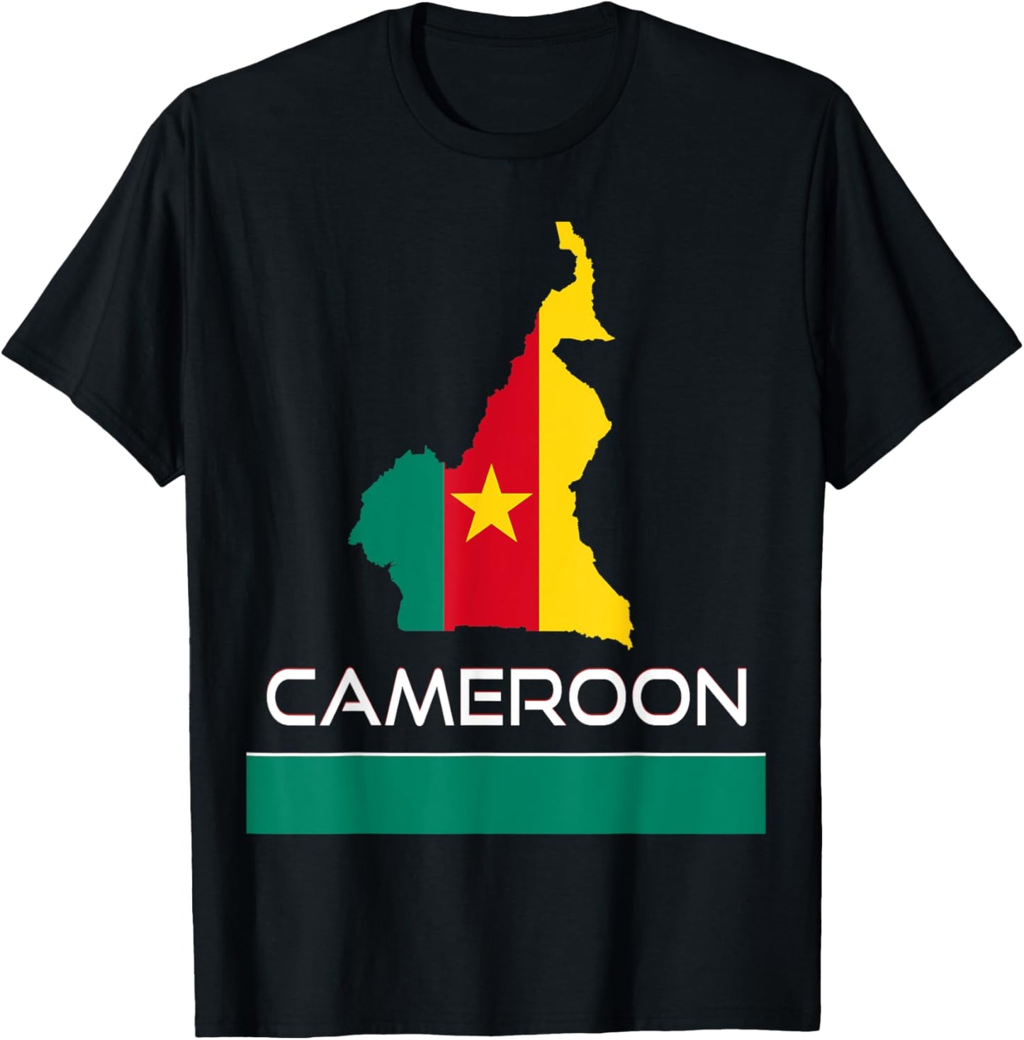 Cameroon. Political, Africa. Country, Places. Unisex T-Shirt