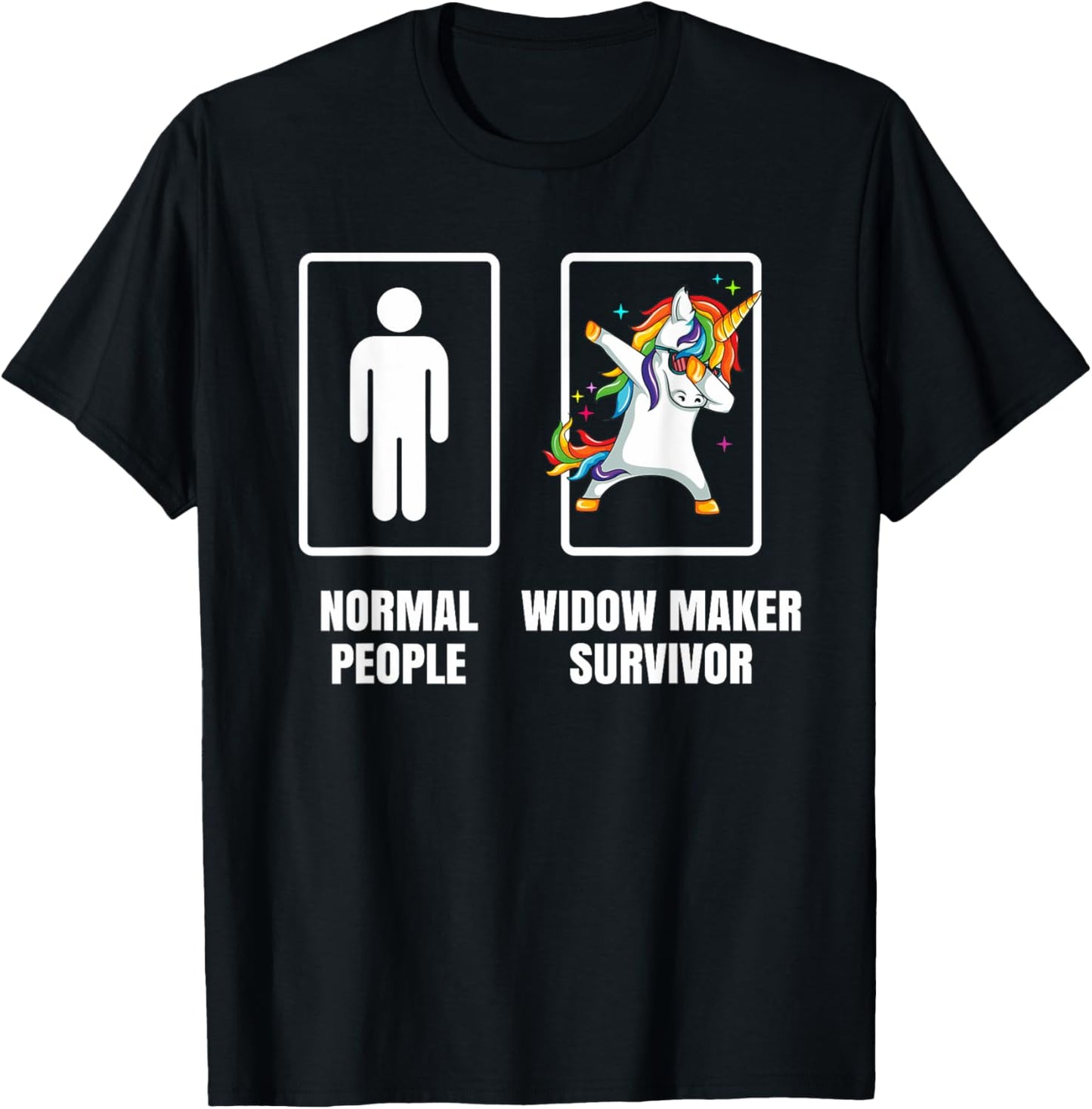 Dabbing Unicorn Widow Maker Heart Attack Survivor Get Well