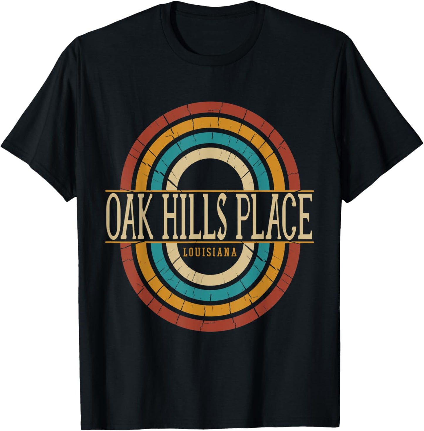 Vintage Retro Oak Hills Place Louisiana LA Souvenirs