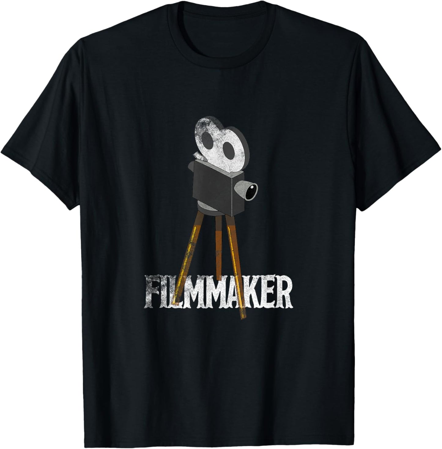 Retro Camera Cameraman Filmmaker Movie Director Vlog T Shirt