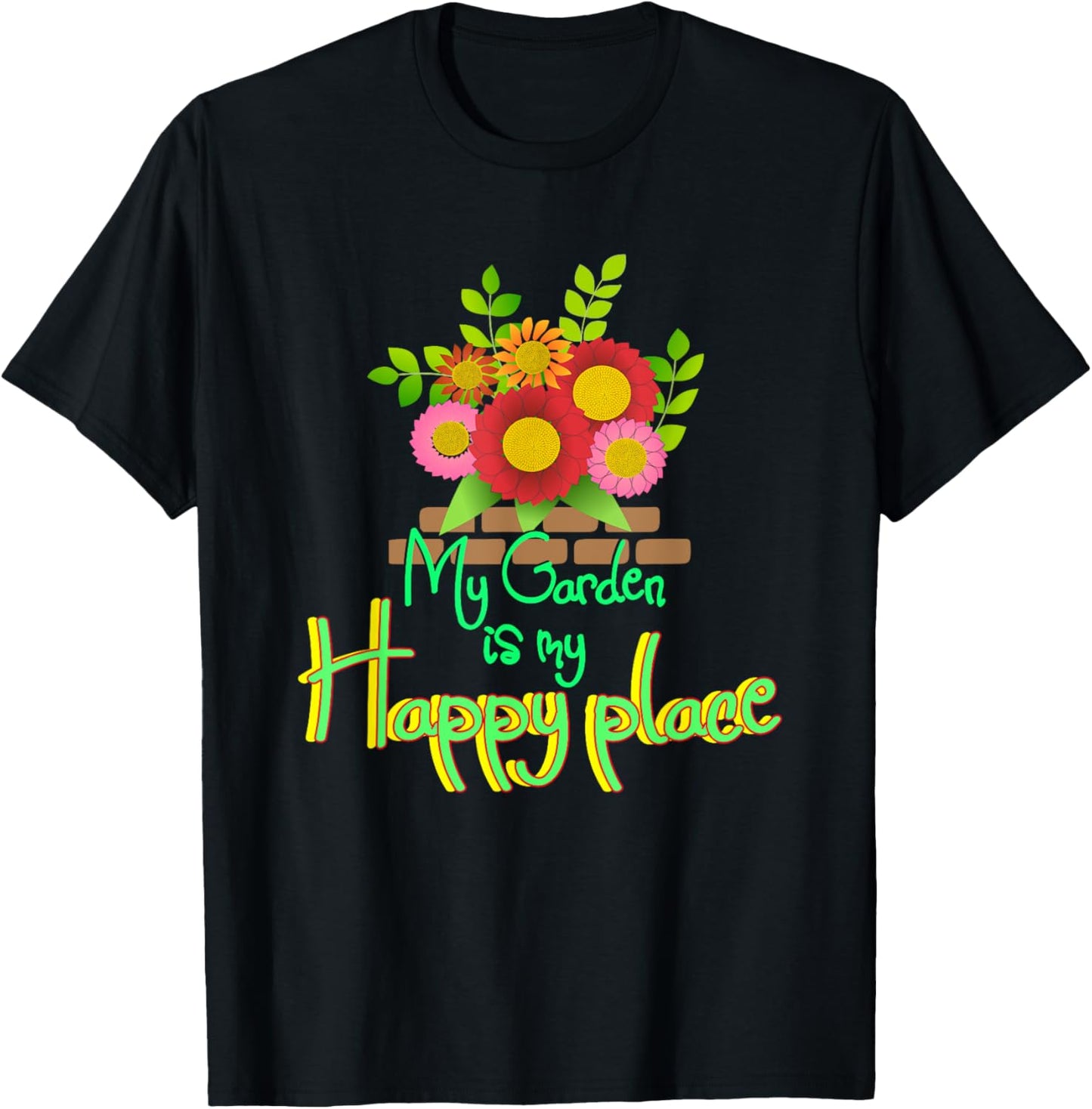 Cute My Garden Is My Happy Place Gardening Lover