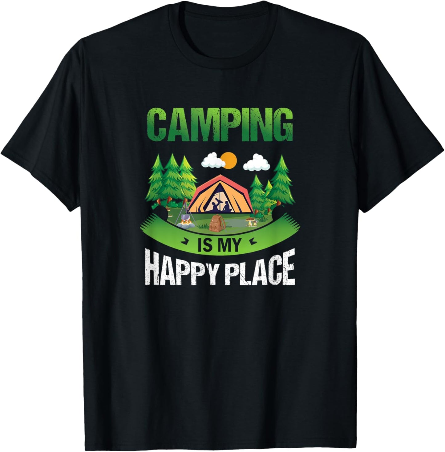 Camping is My Happy Place Vacation Adventure