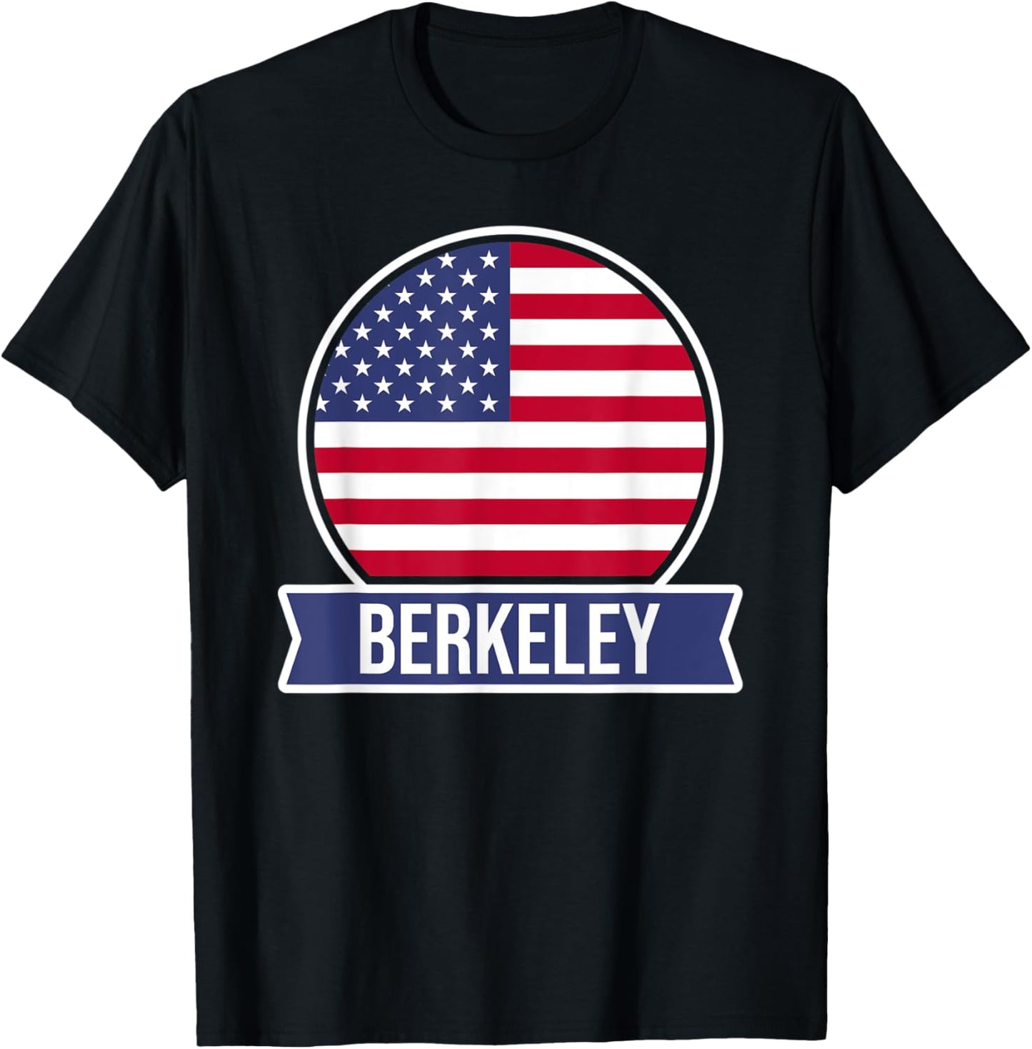 BERKELEY - USA - American place name US flag design